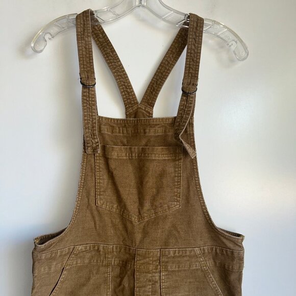 Aerie Overalls Corduroy Werk And Play Frayed Raw Hem Size Small ~EUC - Picture 4 of 12